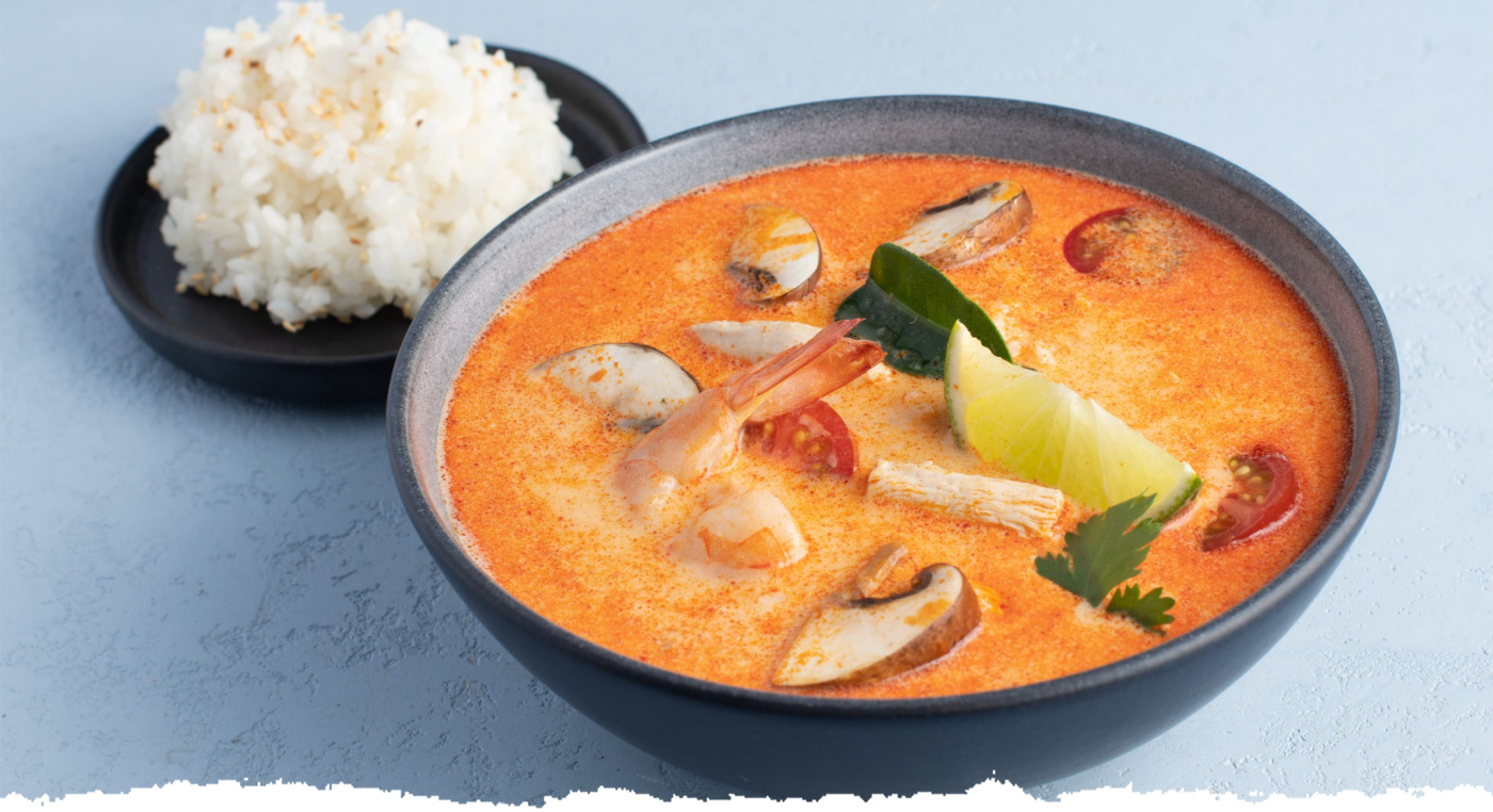 Том ям с морепродуктами