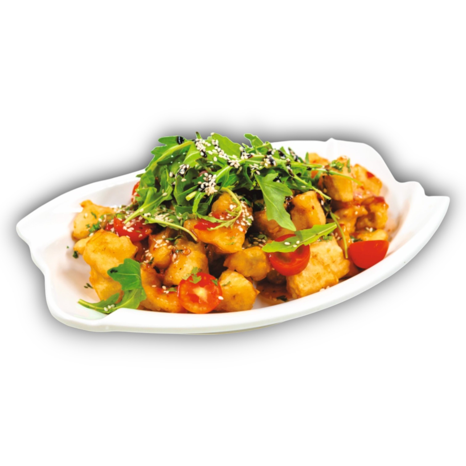 Салат "Хрустящие баклажаны"