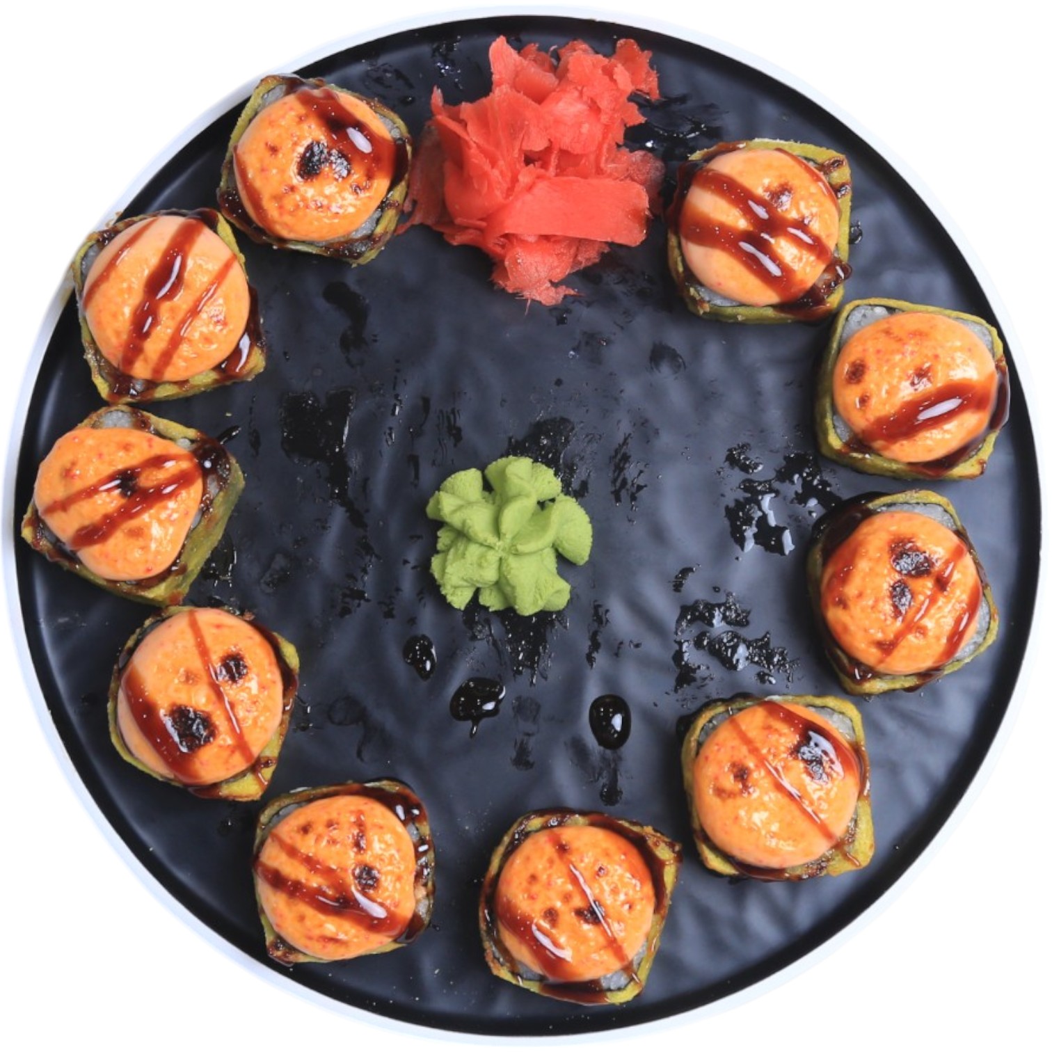 Ассорти с креветками запеченный - 10шт